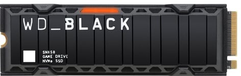 WD Black SN850 med Heatsink intern NVMe SSD (500GB)