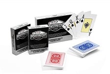 Poker Night Pro Texas Hold Em Poker Cards - 2 Decks of Professional Waterproof 