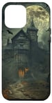 iPhone 14 Plus Haunted Manor Gothic Spooky Halloween Bats Horror Case