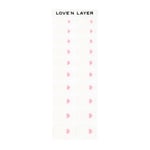 Love'n Layer Single Love Summer Pink Självhäftande nagellack