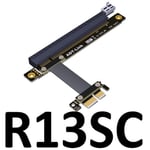 15cm R13SC Convertisseur de câble d'extension PCI-E x16 x1, pcie 1x à 16x, pour ordinateur de jeu gtx 1080 ti Nipseyteko