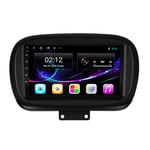 Android Autoradio GPS Navigation Stéréo Lecteur avec Caméra De Vision Arrière, pour Fiat 500X 2014-2020 Soutien Miroir Lien,FM Radio/SWC/Wifi/USB/1080P/Plug and Play,Octa Core,4G WiFi 2+32