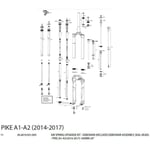 Rockshox Debonair Pike Kit Svart 130 mm / 26-27.5´´