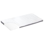 Alvi ® Reiseseng madrass rullet hvit 60 x 120 cm