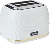 Breville VTT995 Toaster, White & Gold