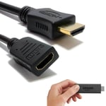 1 Metre Amazon Fire Stick TV HDMI Male to Female Extender Extension Wire Cable