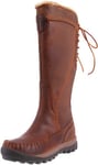 Timberland Mount Holly Tall All Leather Zip Boot, Boots Femme - Marron, 41 EU