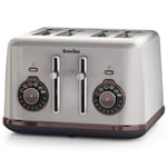 Breville Bread Select 4-Slice Toaster | Temperature Control & High Lift | Wid...