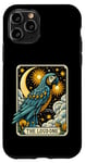 iPhone 11 Pro Funny Macaw Parrot Moon Tarot Card Men Women Parrot Lover Case