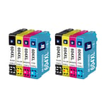 8 x Non-OEM 604XL CMYK Ink Cartridges for Epson WF-2910DWF WF-2930DWF WF-2935DWF