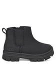 UGG Kids Ashton Chelsea Boot - Black, Black, Size 1 Older