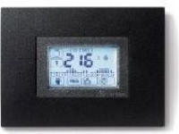 Finder elektronisk termostat svart, innebygd, ukentlig programmerbar (1C.51.9.003.2007)