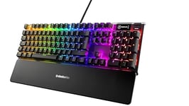 SteelSeries Apex 7 - Mechanical Gaming Keyboard - OLED Display - Red Switches - German (QWERTZ) Layout