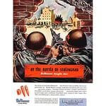 Wee Blue Coo Advert 1944 Battle Of Stalingrad Bullets Art Print Poster Wall Decor 12X16 Inch