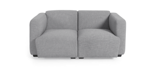 Kave Home Legara 2-seter sofa 160 cm lysegrå