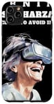 Coque pour iPhone 11 Pro Max Ancien panneau d'avertissement en réalité virtuelle Funny Grandma VR User Gamer
