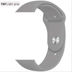 SQWK Strap For Apple Watch Band Silicone Pulseira Bracelet Watchband Apple Watch Iwatch Series 5 4 3 2 38mm or 40mm ML cool gray 16