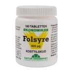 Natur Drogeriet Folsyra 400 μg 180 st.