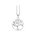 Scrouples Soho Tree Of Life Sterling Silver Halsband Med Zirconia 238702