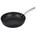 Prestige Scratch Guard Non Stick Frying Pan 29cm - Suitable as Induction Frying Pan, Scratch Resistant, Easy Cleaning Ceramic Exterior with Steel Base, Oven & Dishwasher Safe Cookware, Black