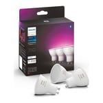 Philips Hue White and Colour Ambience GU10 Smart Spotlight 3-pack