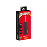Eveready PX30B - Powerbank 30000 mAh 2x USB-A (svart)