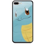 Apple Iphone 8 Plus Svart Mobilskal Med Glas Pokémon - Squirtle