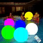 40CM Lysande LED-boll Uppblåsbar PVC-ballong