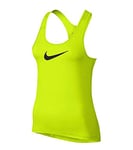 Nike Women's Nike Pro Cool Tank Pro Cool Tank Tops, Volt/Black, Large
