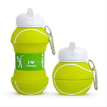 YHSM portable anti-fall, leak-proof silicon glue bottle Silicone folding cup outdoor sports kettle creative gift water cup