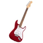 Fender Squier Debut Series HSS Stratocaster Guitare Electrique, Guitare pour Débutants, avec 2 ans de Garantie, Couleur Rouge Dakota