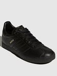 adidas Originals Gazelle Junior Trainers - Black, Black, Size 3 Older