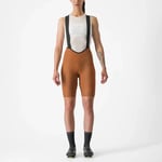 Castelli Espresso W DT Bibshorts til kvinner i Mocha - Størrelse X-Large