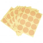 Infinity Hearts Klistermerker Brun Ø3,5cm - 120 stk