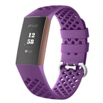 Fitbit Charge 3 Sport Silicone Strap Purple