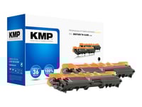 Kmp Doublepack B-T57d - 2-Pack - Svart - Kompatibel - Tonerkassett (Alternativ För: Brother Tn242bk) - För Brother Dcp-9017, Dcp-9022, Hl-3142, Hl-3152, Hl-3172, Mfc-9142, Mfc-9332, Mfc-9342