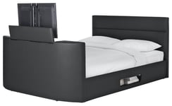 Argos Home Gemini Kingsize TV Bed Frame - Black