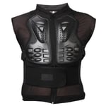 BikeBrother Body Armor Vest, Sort - Størrelse Large
