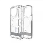 ZAGG iPhone 15 Pro Skal Crystal Palace Snap Kickstand Transparent Klar