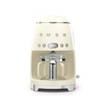 Machine à café filtre   1,4 l crème beige en inox H36.1