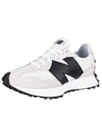 New Balance327 Suede Trainers - White/Black