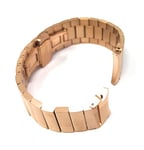 SYSTEM-S Bracelet 20mm en métal pour Samsung Galaxy Watch 4 Smartwatch Rose, Métallisé/rose, Eine Grösse