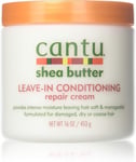 Shea Butter Leave-In Conditioner Repair Cream 16 Ounce (473Ml) (3 Pack)