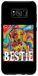 Coque pour Galaxy S8+ Bestie Dog Best Friend Puppy Love
