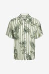 Jack & Jones - Skjorta jjJeff Resort Aop Shirt SS - Grön