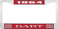 OER LF120164C nummerplåtshållare 1964 dart - röd
