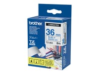 Brother - Rulle (3,6 Cm) 1 Kassett(Er) Bandlaminat - För Brother Pt-H110  P-Touch Pt-3600, 550, 9500, 9600, 9700, 9800, D800, H110, P900, P950