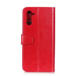 OPPO Realme 6 Pro - Läderfodral / plånbok Röd