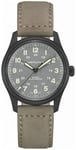 Hamilton H70215880 Khaki Field Harmaa/Nahka Ø38 mm