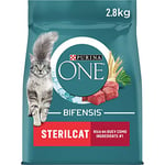 Purina ONE Bifensis Aliments pour Chat Stérilisé Adulte avec Bœuf 4 Sacs de 2,8 kg